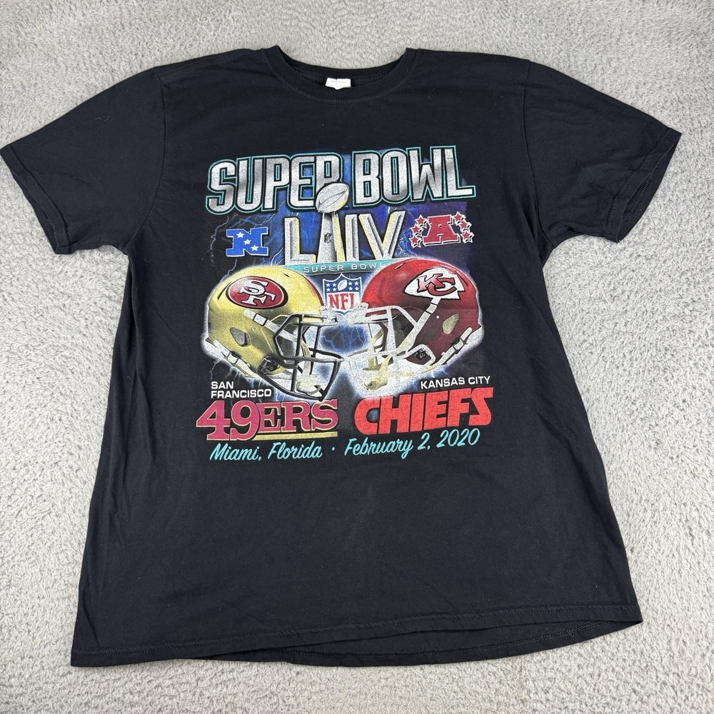 Kansas City Chiefs‎ Vs San Francisco 49ers Super Bowl LVIII T-Shirt Men's Large